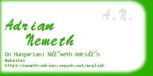 adrian nemeth business card